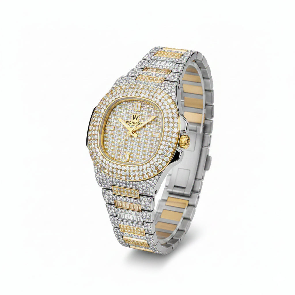 Aurex silver Watch with bracelet