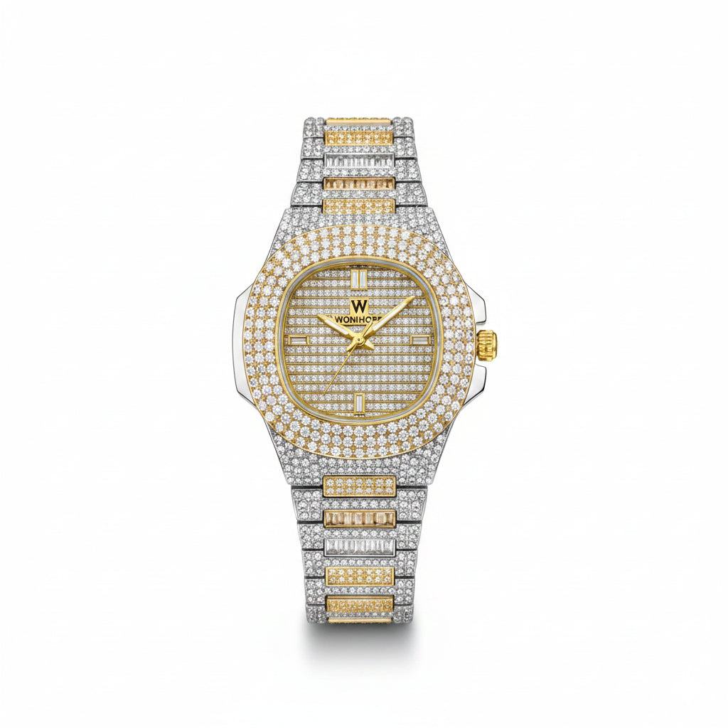 Aurex silver Watch with bracelet