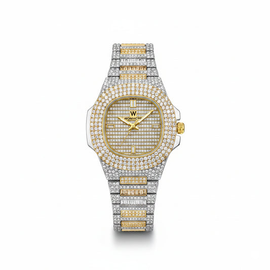 Aurex silver Watch with bracelet